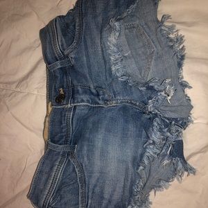 Hollister jean shorts
